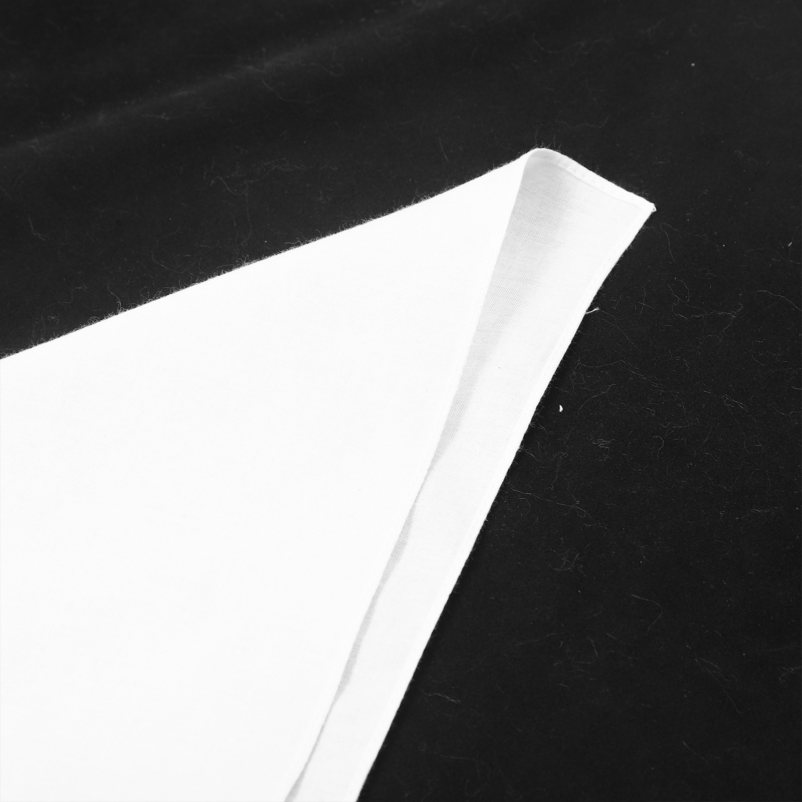 White Cotton Handkerchief Squa - Bandana Blank White incelemesi ve fiyatı
