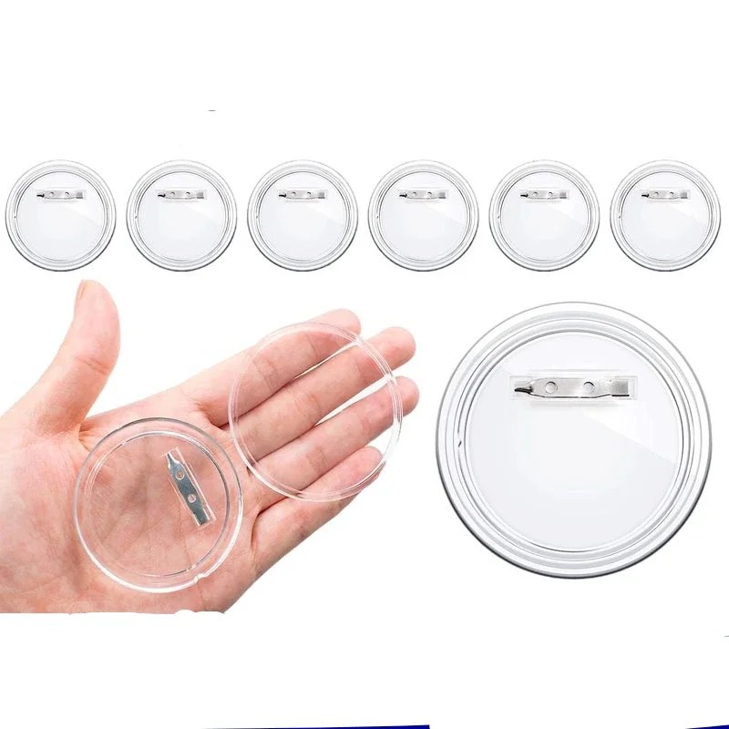 30pcs acrylic blank badge pin  - Button Badge Blank incelemesi ve fiyatı