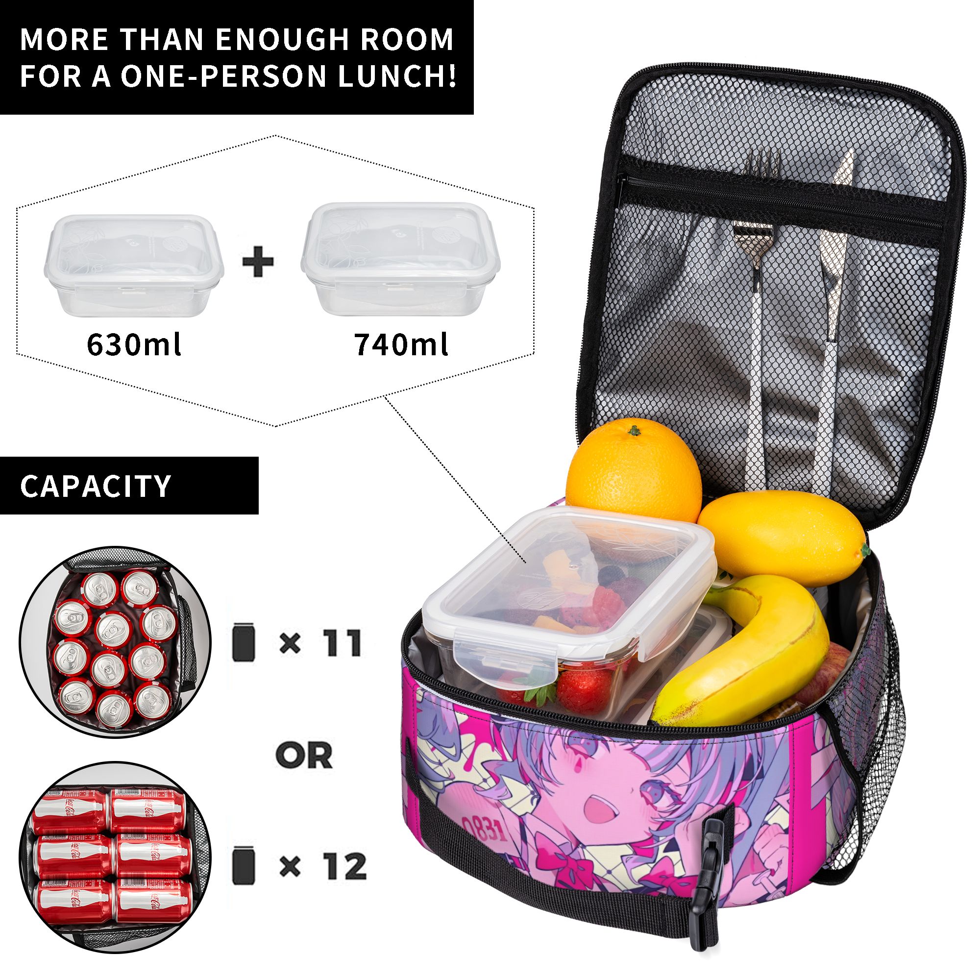 Hatsune Miku  Insulated Lunch  - Tote Bag Sublimation incelemesi ve fiyatı