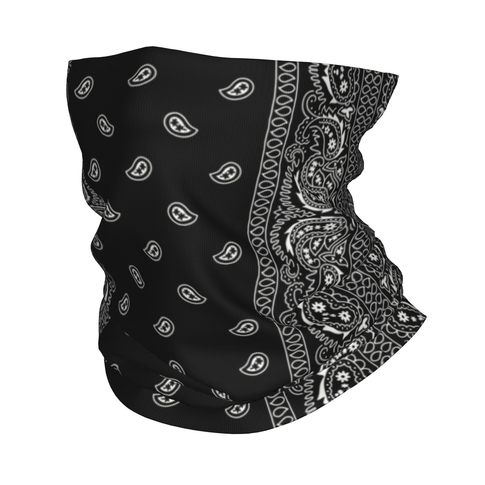 Custom Black And White Paisley - Bandana Blank White incelemesi ve fiyatı