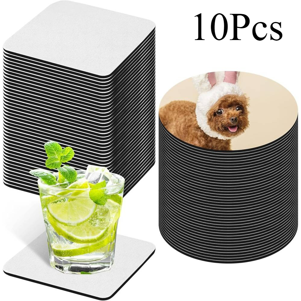 10 Pcs Sublimation Coasters Bl - Coaster Sublimation Blank incelemesi ve fiyatı