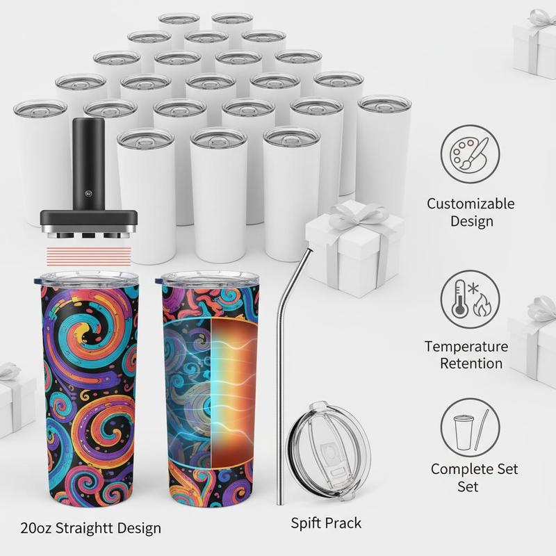 16 Pack Sublimation Insulated  - Tumbler 20Oz White incelemesi ve fiyatı