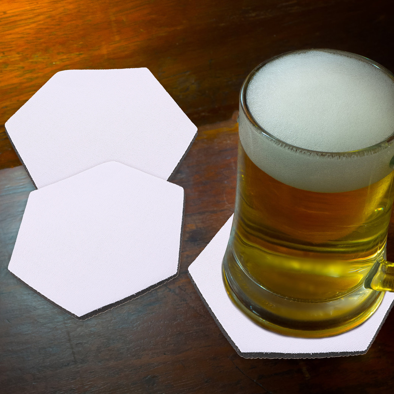 10Pcs Sublimation Blank Cup Co - Coaster Sublimation Blank incelemesi ve fiyatı