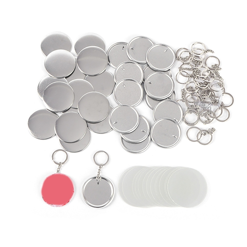 100PCS 44MM 58MM Plastic Metal - Button Badge Blank incelemesi ve fiyatı
