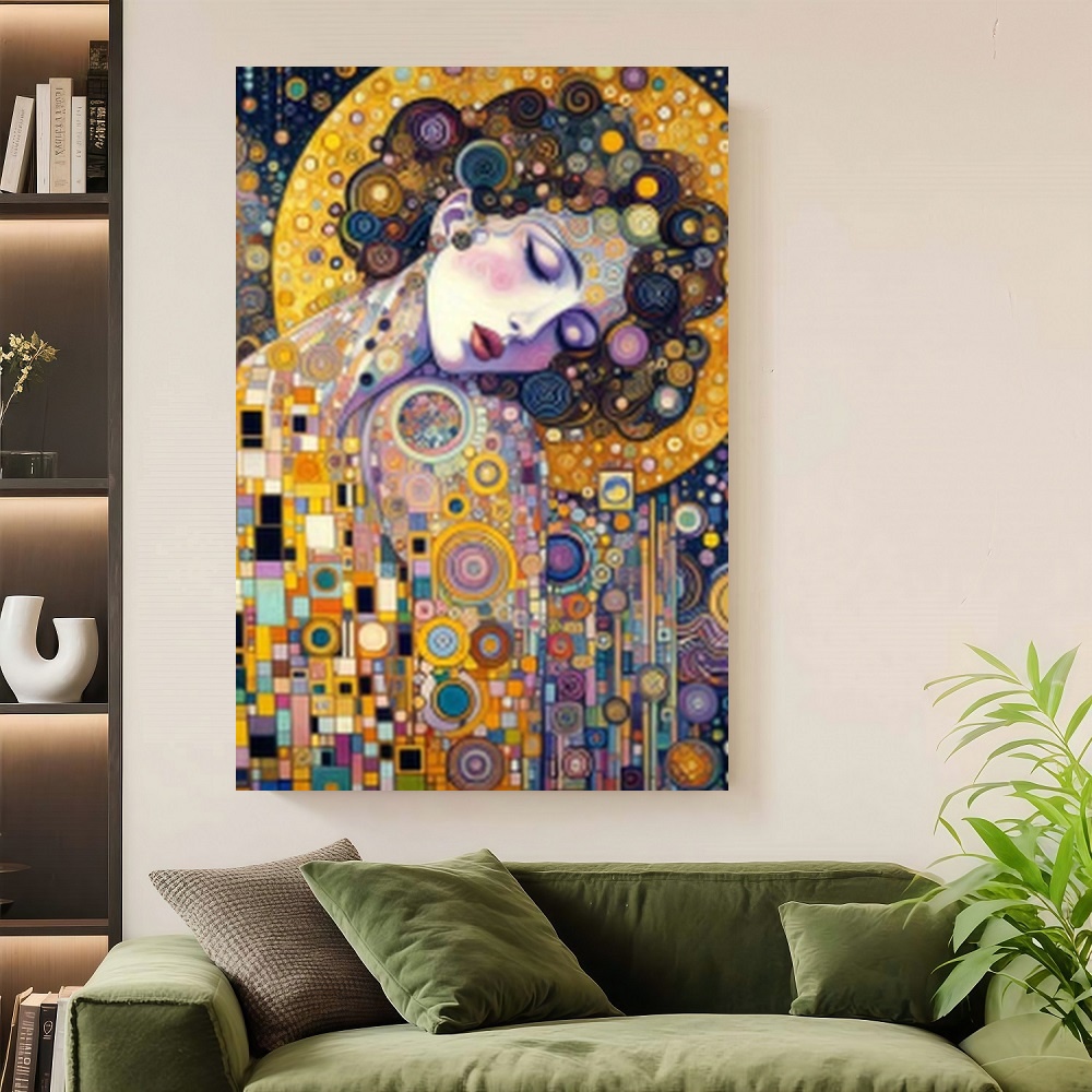 Framed S Gustav Klimt Inspired - Canvas Wrap Ready incelemesi ve fiyatı