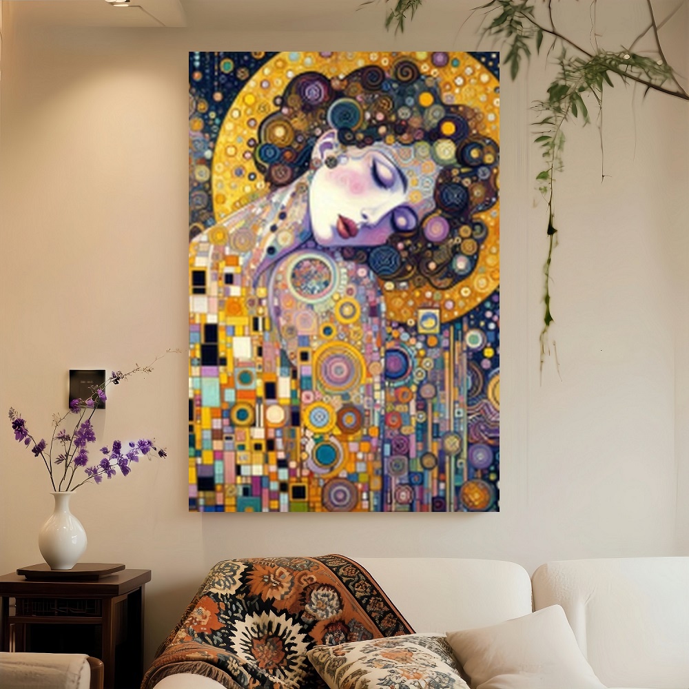 Framed S Gustav Klimt Inspired - Canvas Wrap Ready incelemesi ve fiyatı