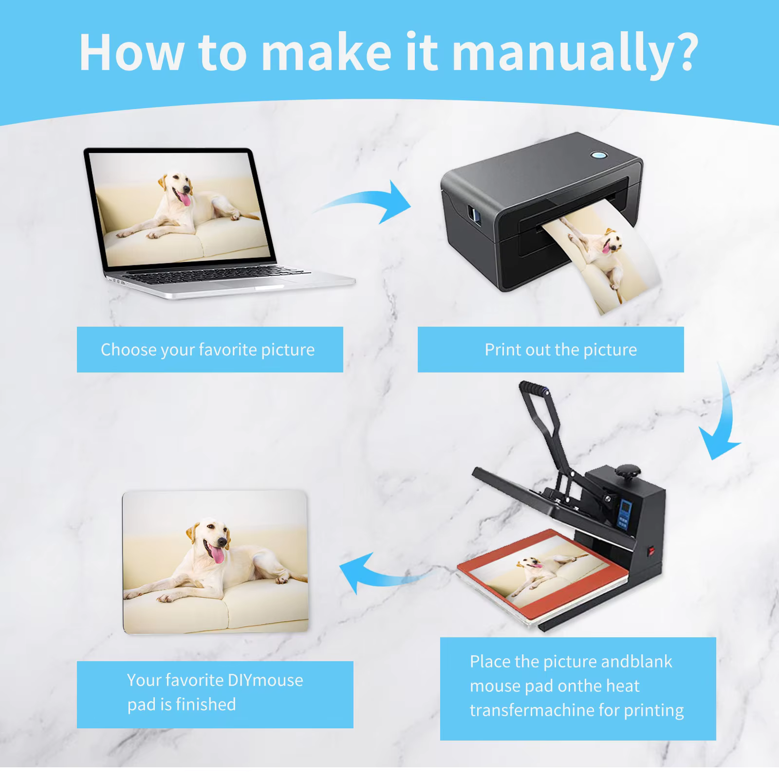 1 Pc Sublimation Mouse Pad Bla - Mouse Pad Blank Sublimation incelemesi ve fiyatı