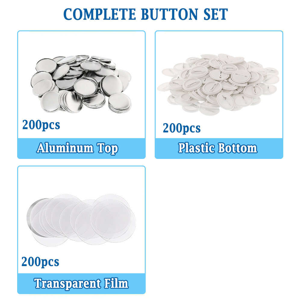 200pcs DIY Round Badge Making  - Button Badge Blank incelemesi ve fiyatı