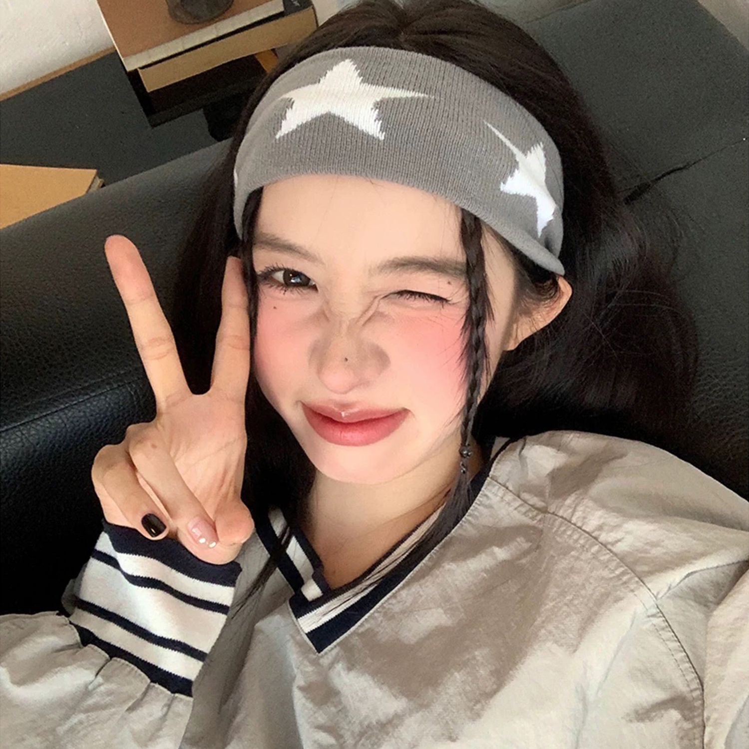 Star Embroidery Sports Headban - Bandana Blank White incelemesi ve fiyatı