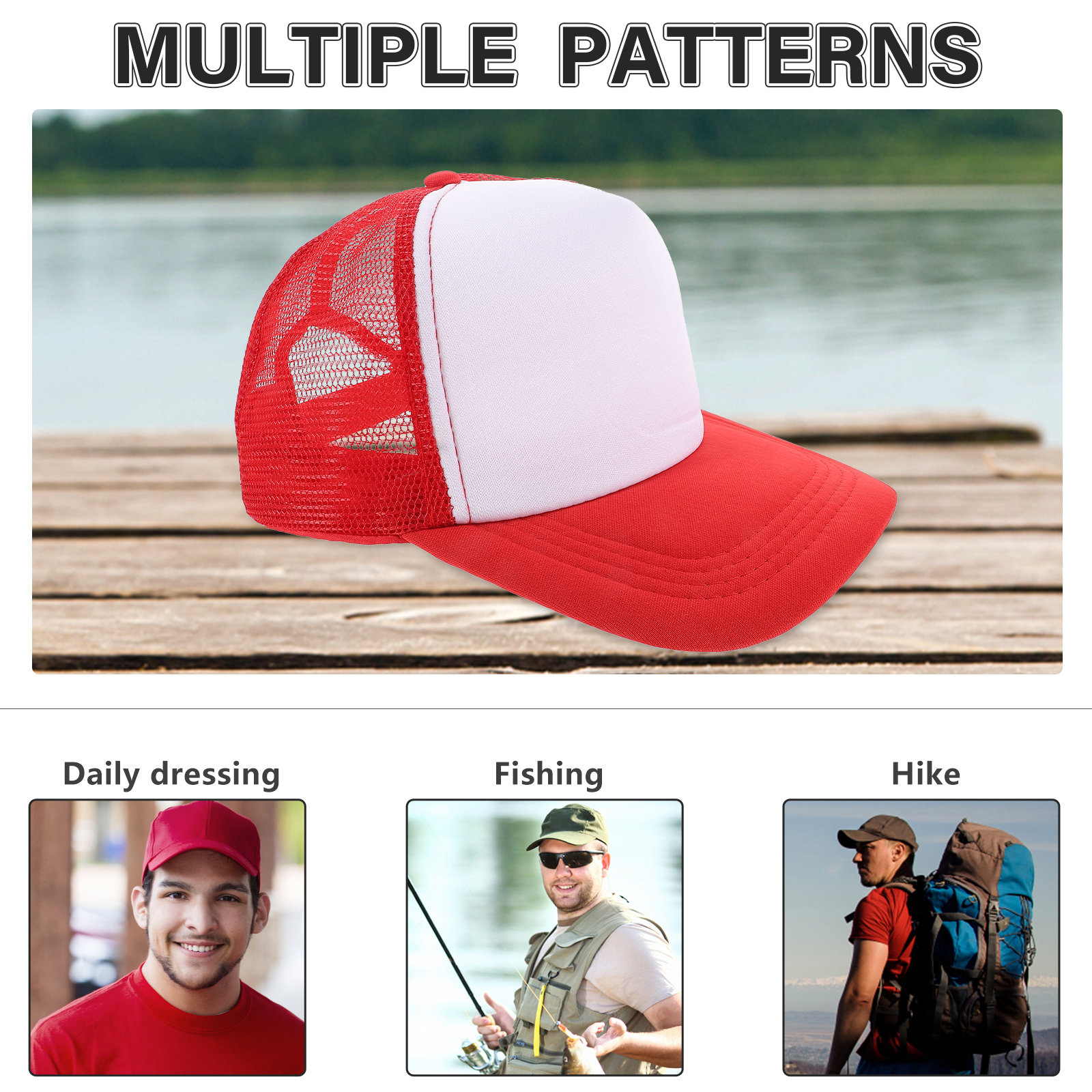 10Pcs DIY Blank Baseball Hats  - Hat Sublimation Blank incelemesi ve fiyatı