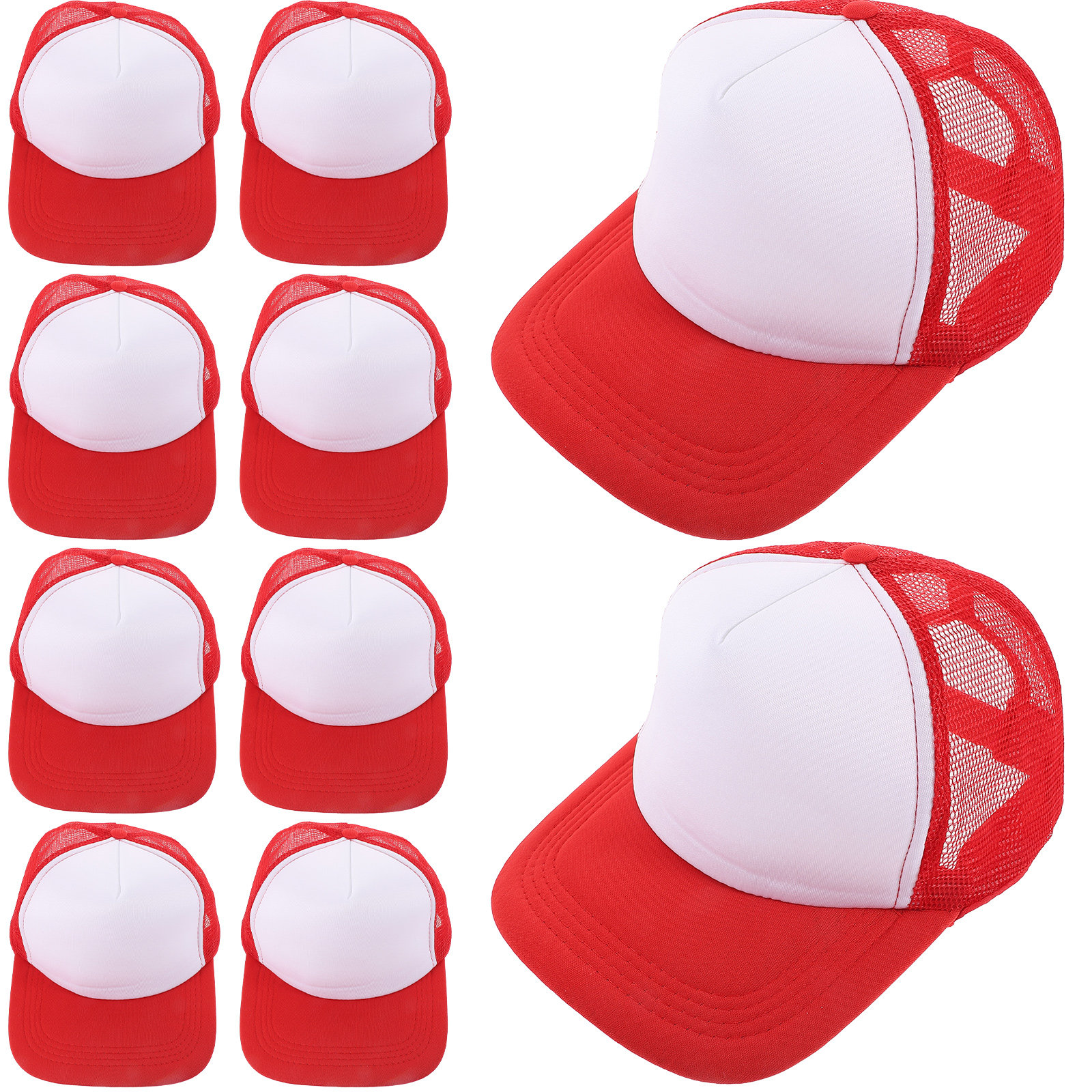 10Pcs DIY Blank Baseball Hats  - Hat Sublimation Blank incelemesi ve fiyatı