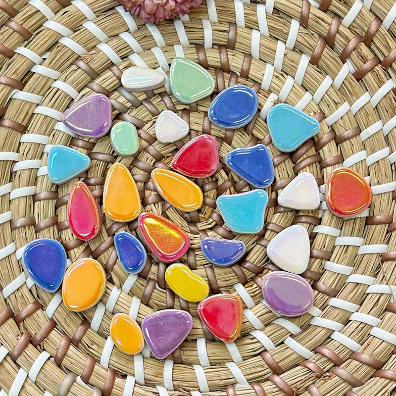 50g Porcelain DIY irregular Ph - Ceramic Tile Blank incelemesi ve fiyatı