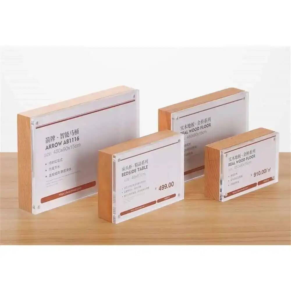 Desk Price Card Display Magnet - Photo Acrylic Block incelemesi ve fiyatı