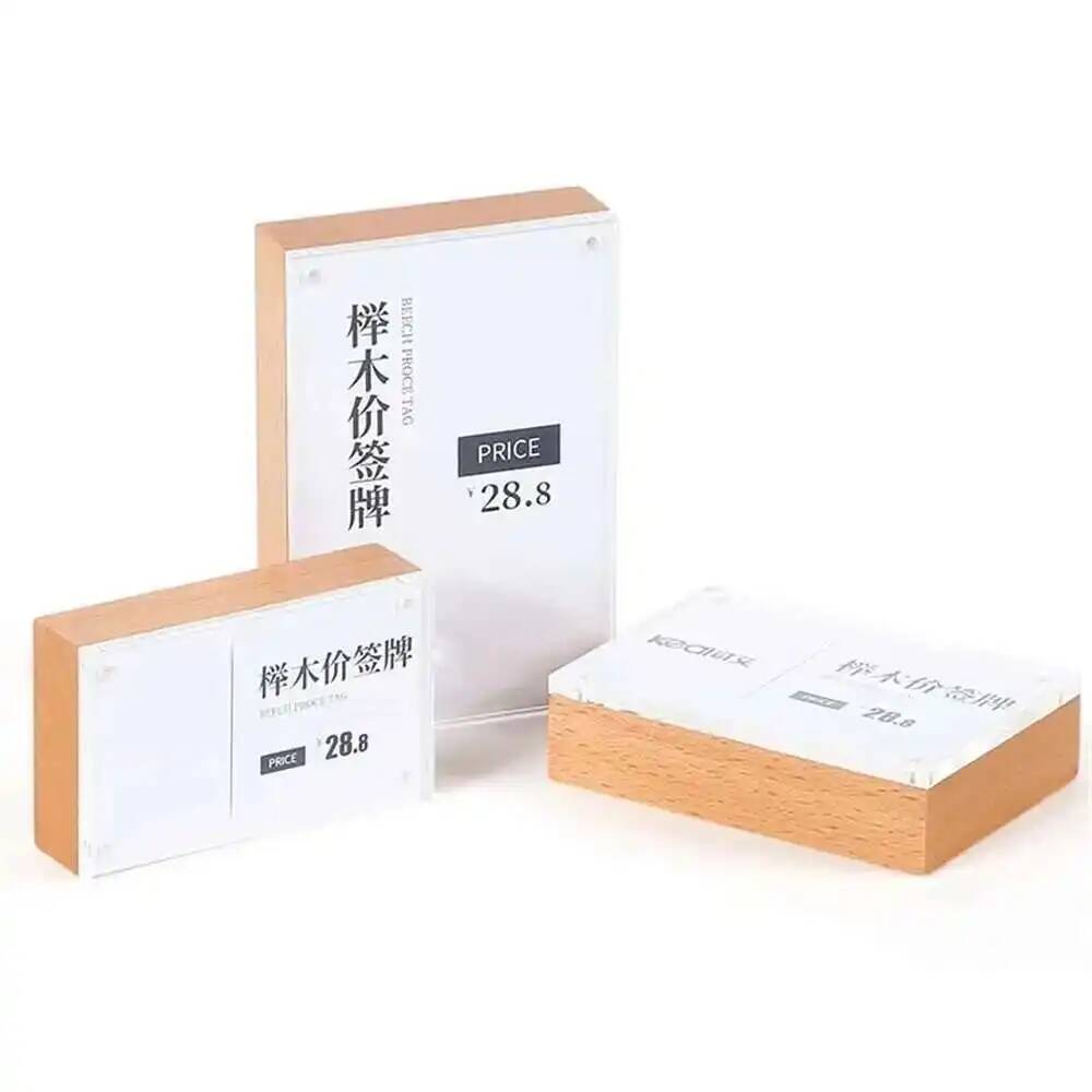 Desk Price Card Display Magnet - Photo Acrylic Block incelemesi ve fiyatı