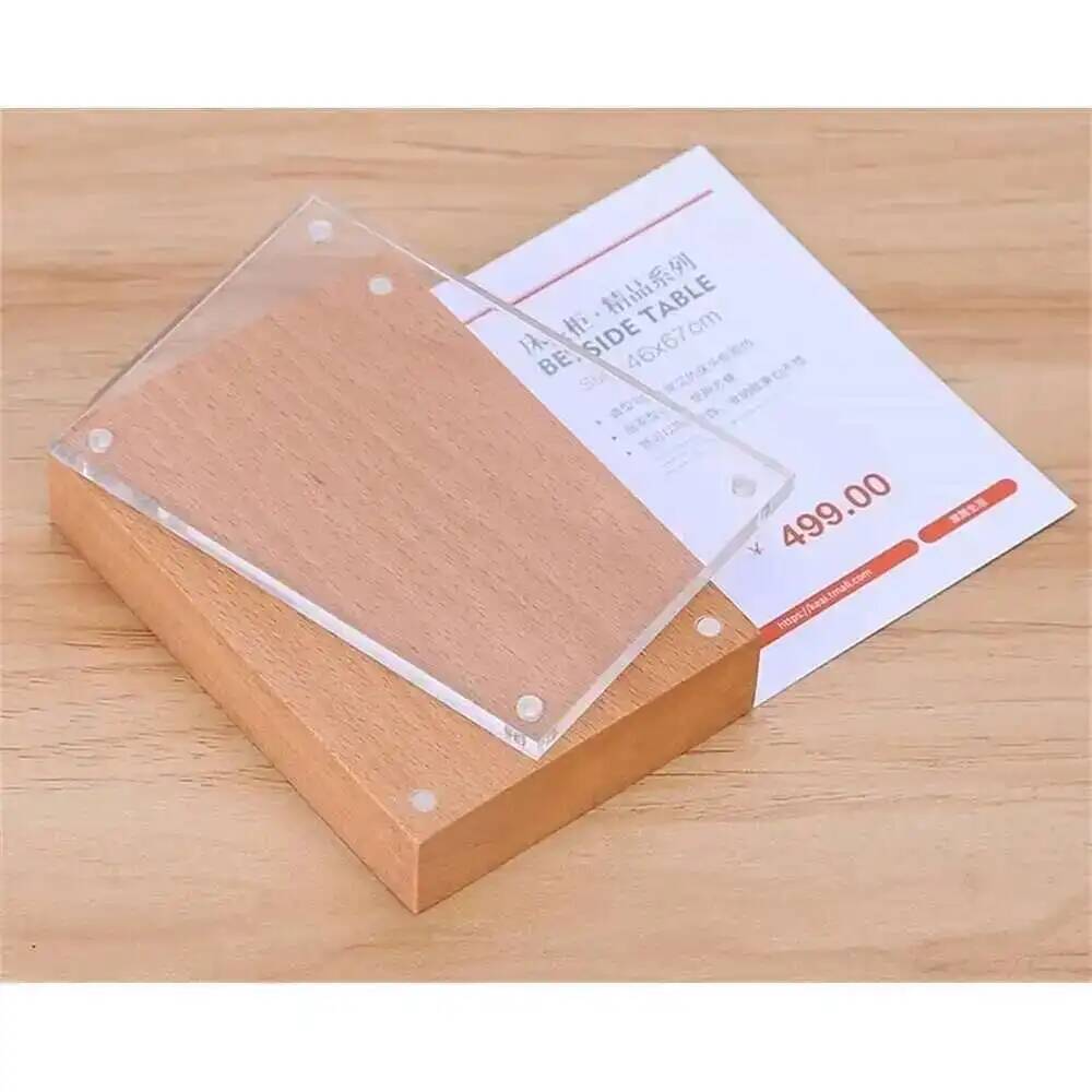 Desk Price Card Display Magnet - Photo Acrylic Block incelemesi ve fiyatı