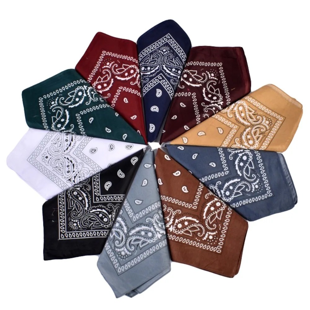 Hip Hop Cowboy Paisley Scarf L - Bandana Blank White incelemesi ve fiyatı