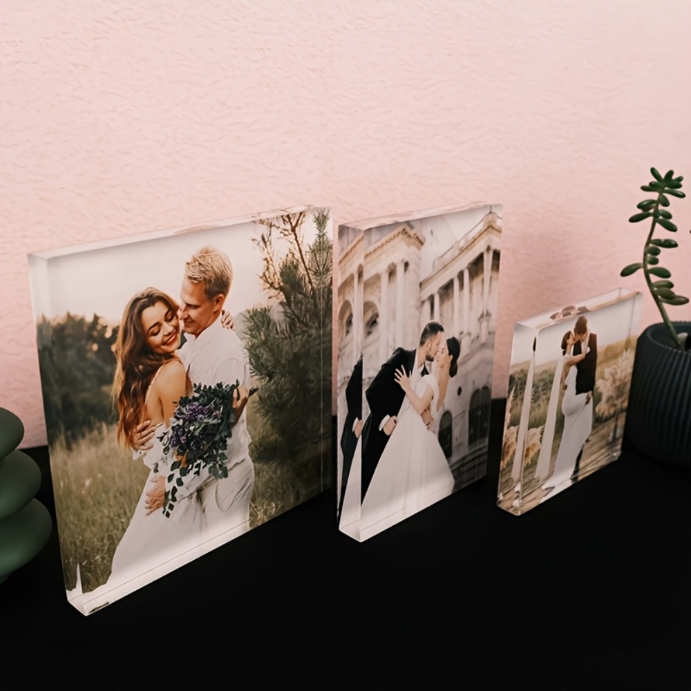 Custom Acrylic Anniversary Pho - Photo Acrylic Block incelemesi ve fiyatı