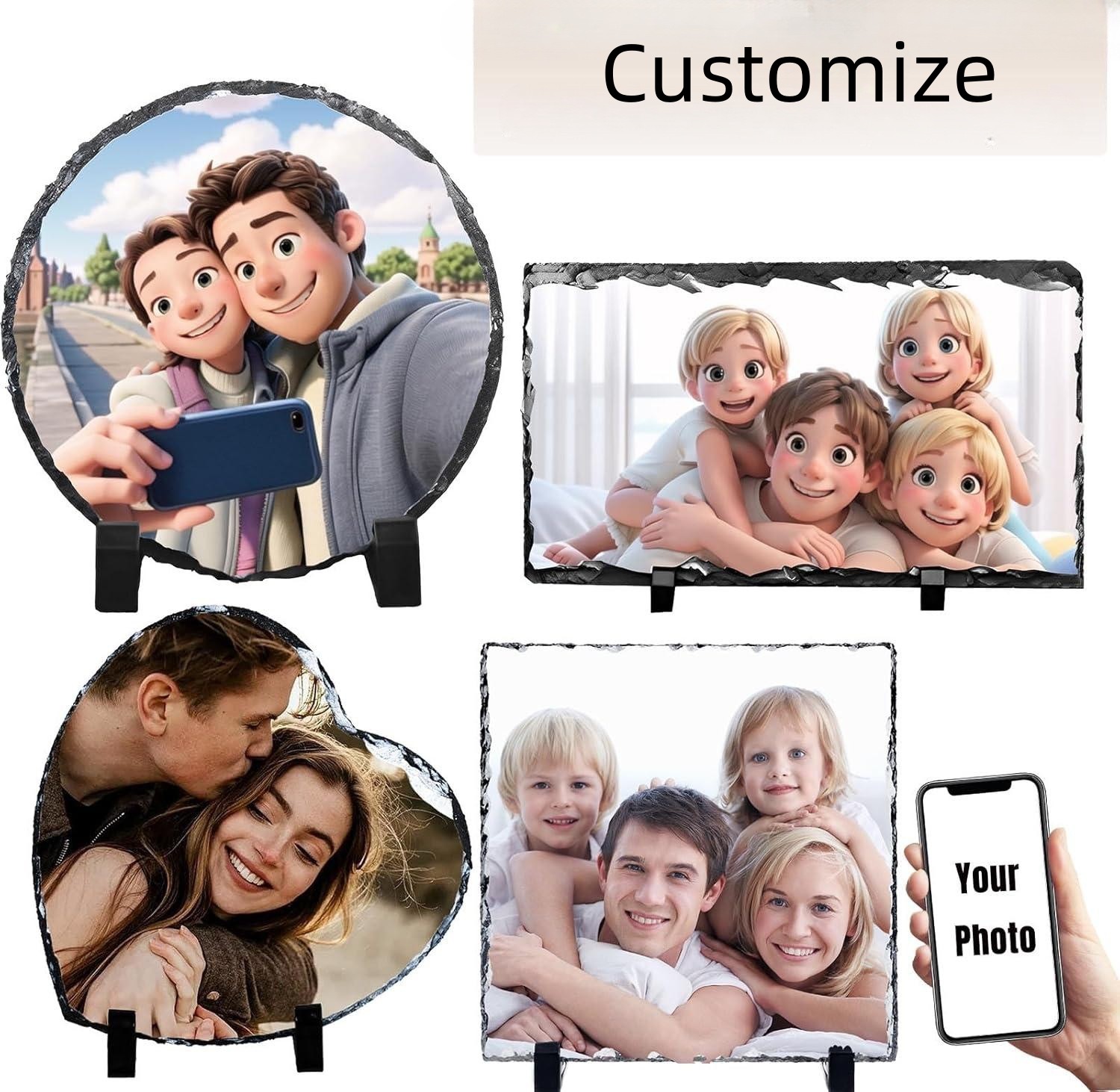 Personalized Slate Plate 6