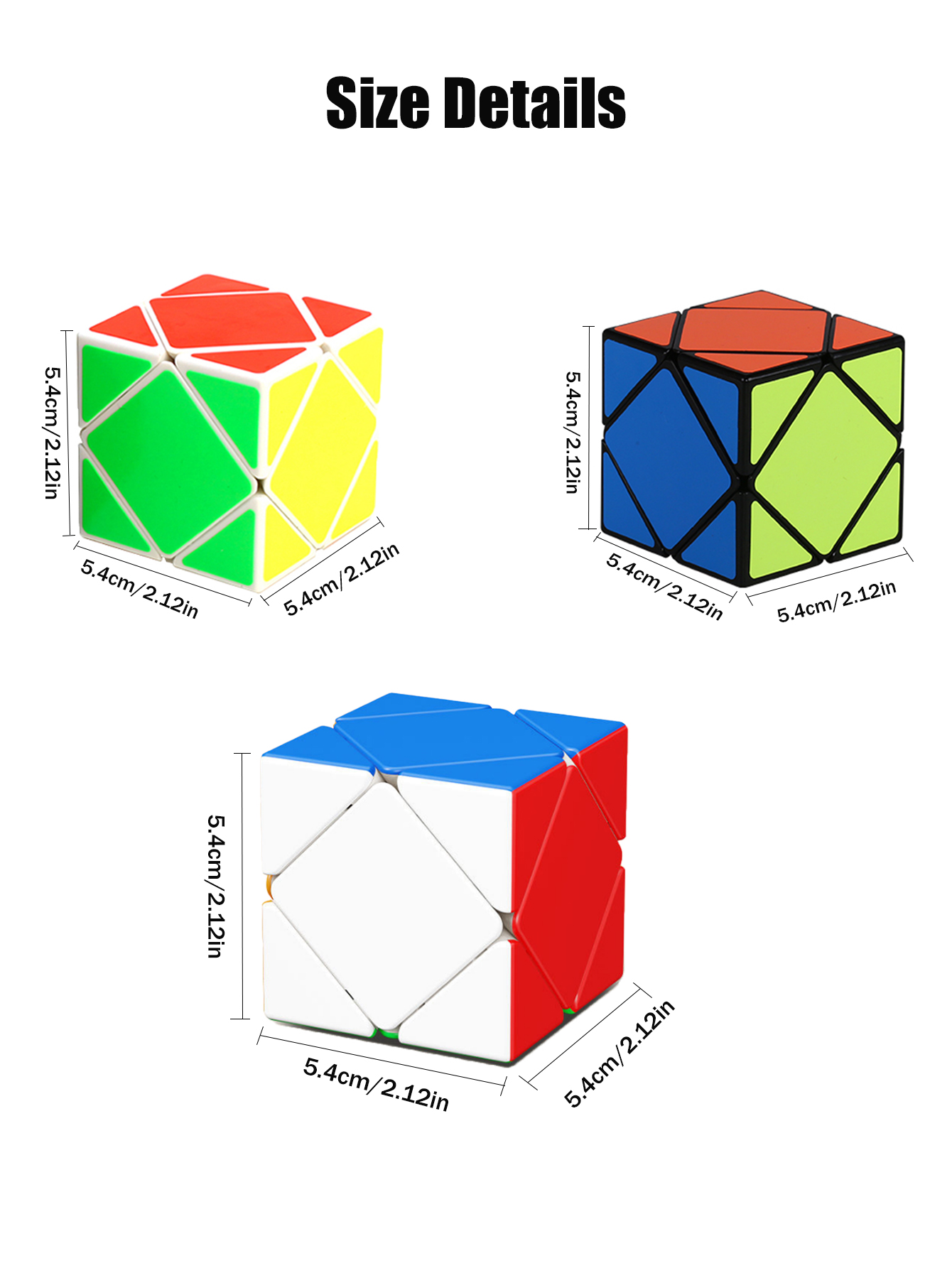 SENGSO Skewb Speed Cube Sticke - Puzzle Blank White incelemesi ve fiyatı