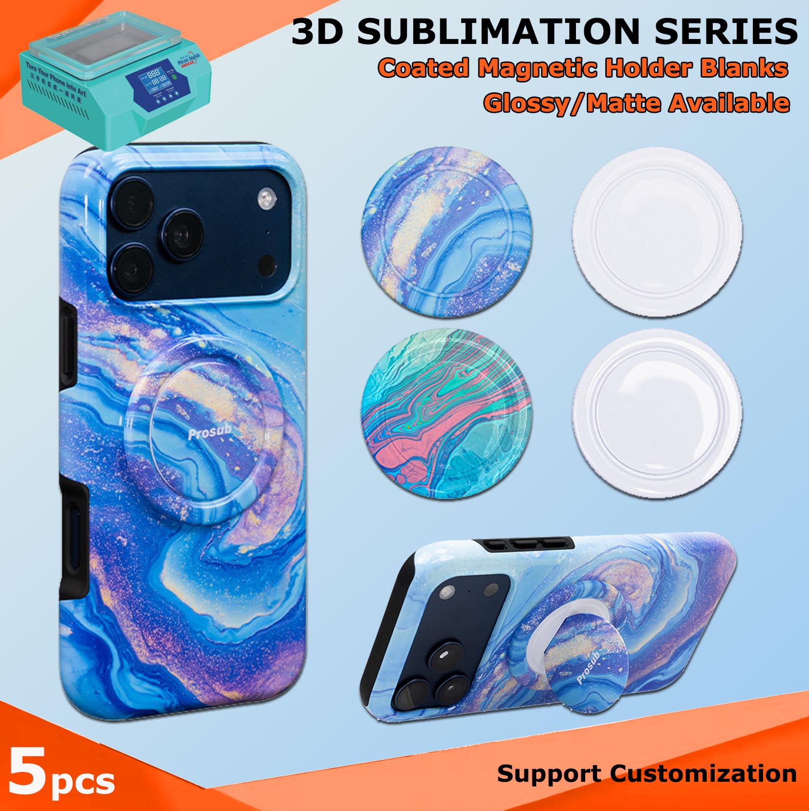 Fonlyu 5pcs Hard PC Magnetic R - Phone Case Blank Print incelemesi ve fiyatı