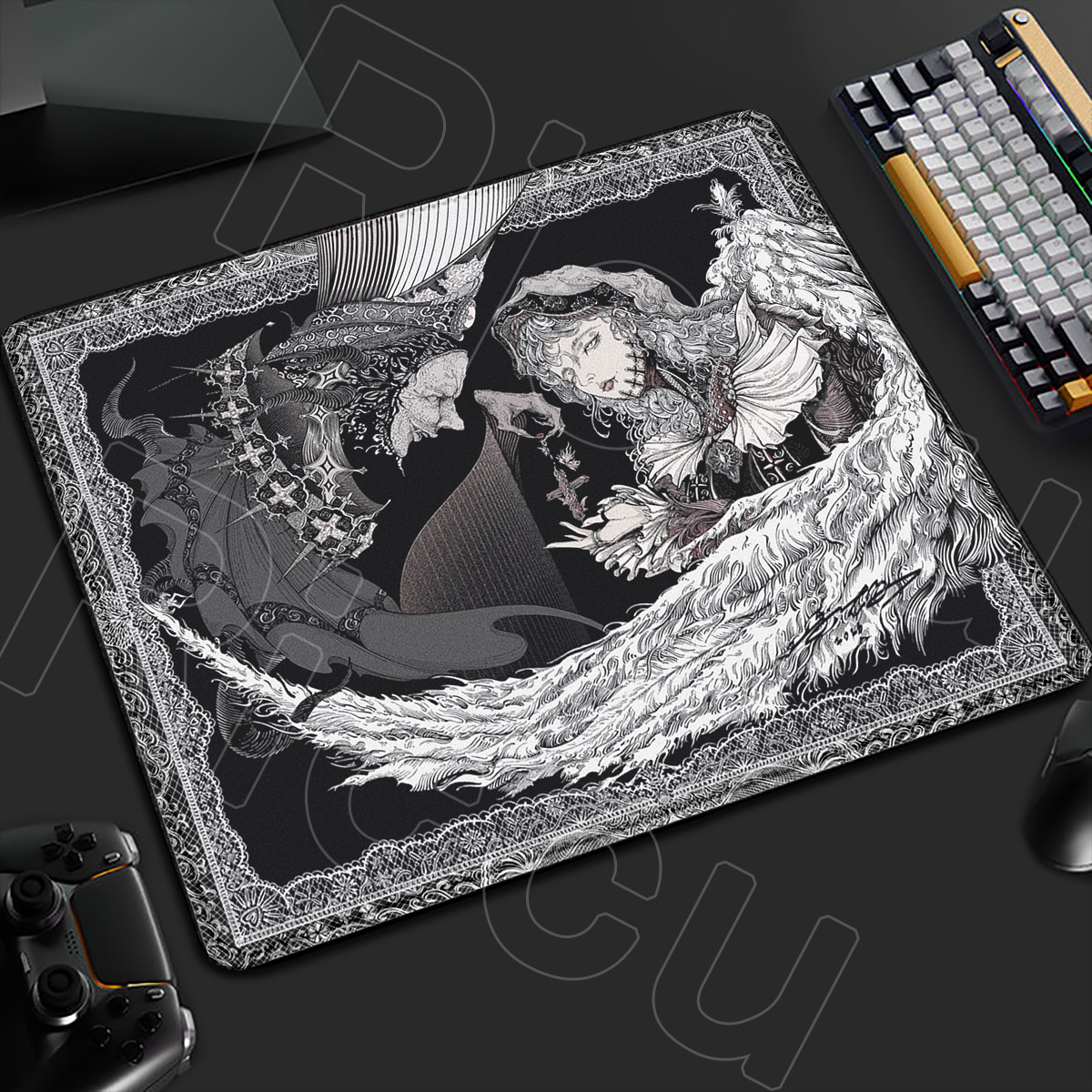 HD Retro European style Gothic - Mouse Pad Blank Sublimation incelemesi ve fiyatı