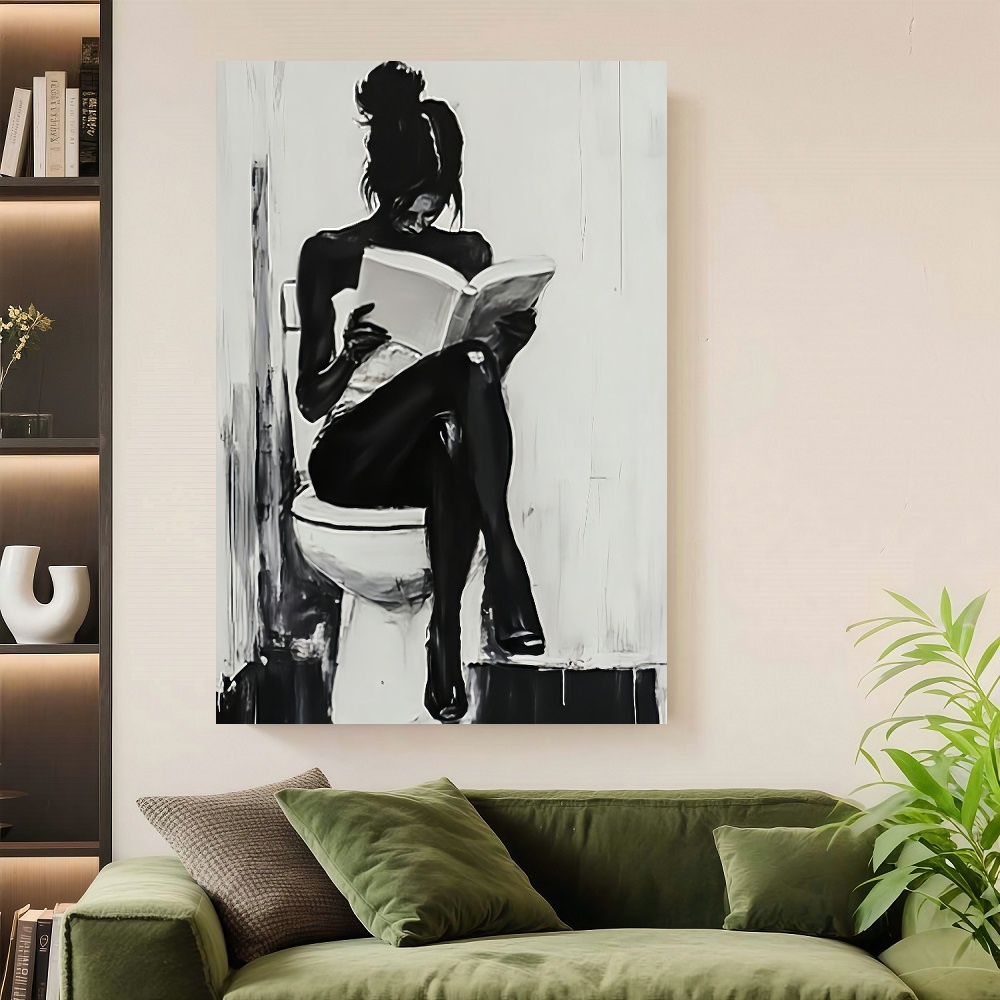 Framed 1pc Modern Abstract Wom - Canvas Wrap Ready incelemesi ve fiyatı