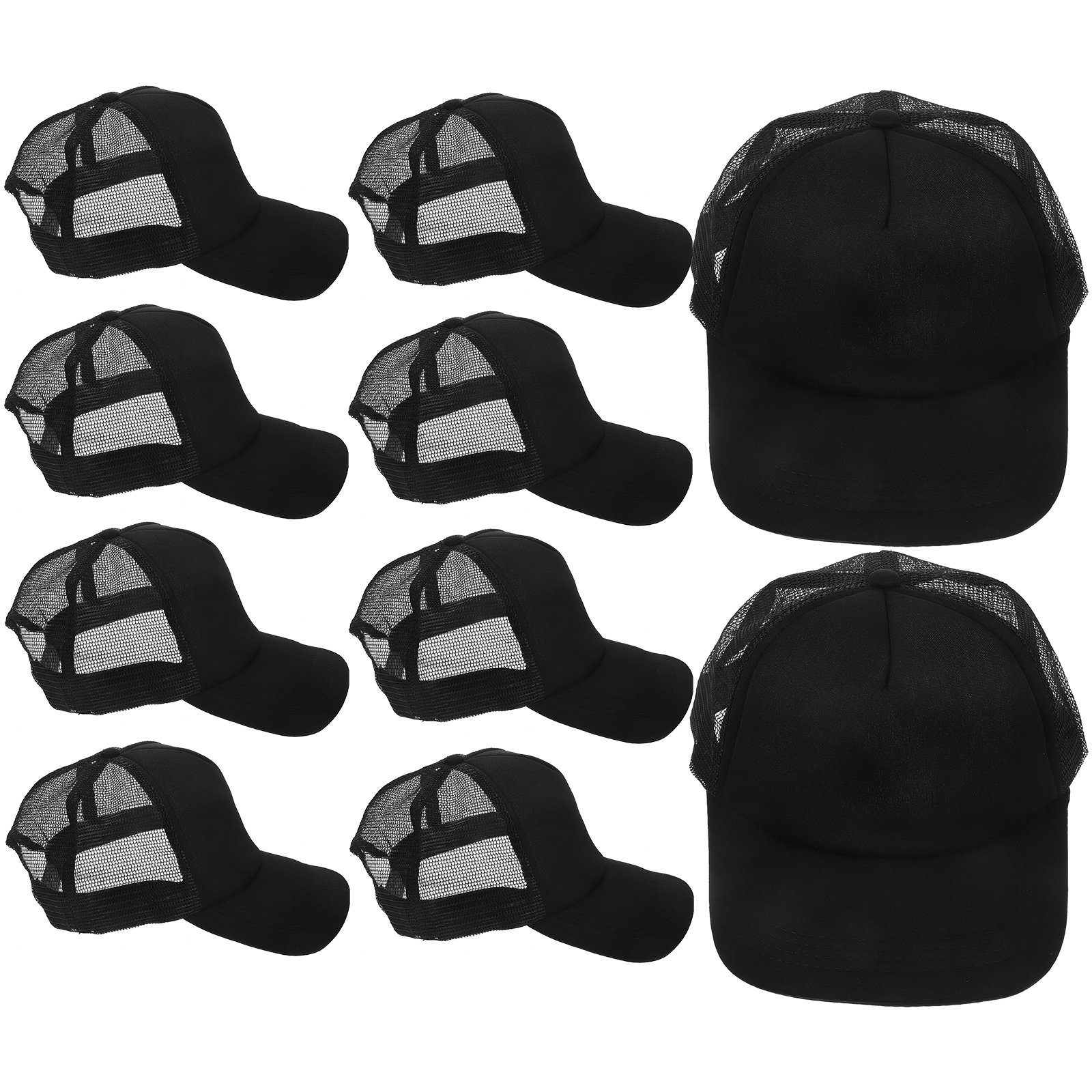10Pcs Blank Mesh Baseball Caps - Hat Sublimation Blank incelemesi ve fiyatı