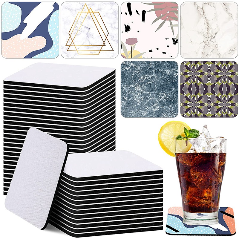 35 Pieces Square Sublimation C - Coaster Sublimation Blank incelemesi ve fiyatı