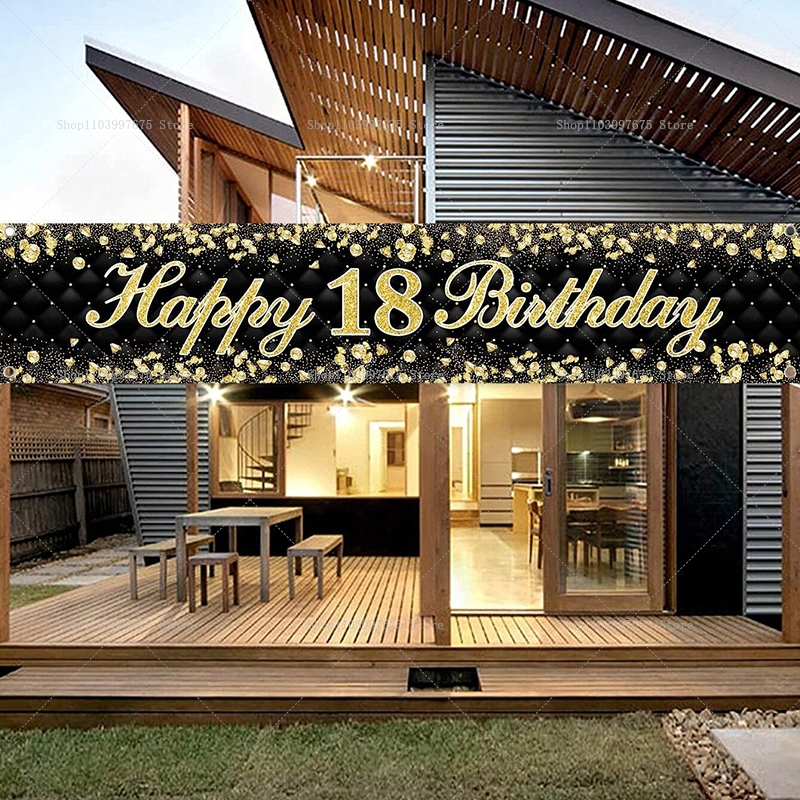 Happy 18th Birthday Banner Dec - Yard Sign Blank incelemesi ve fiyatı