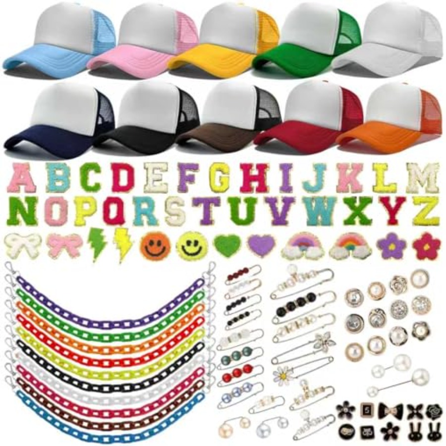 10 Pack Blank Trucker Hats DIY - Hat Sublimation Blank incelemesi ve fiyatı