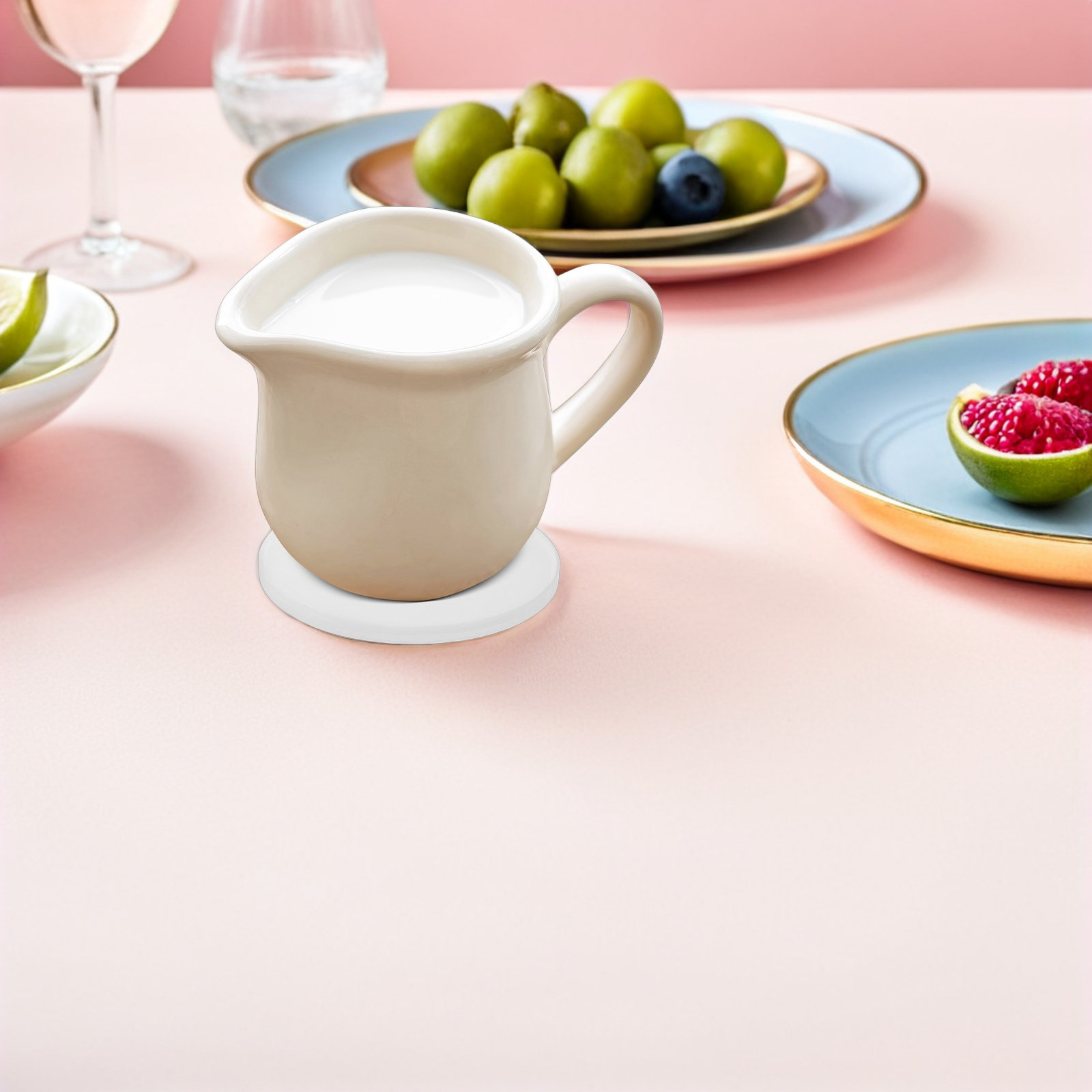 12Pcs White Round Ceramic Coas - Coaster Sublimation Blank incelemesi ve fiyatı