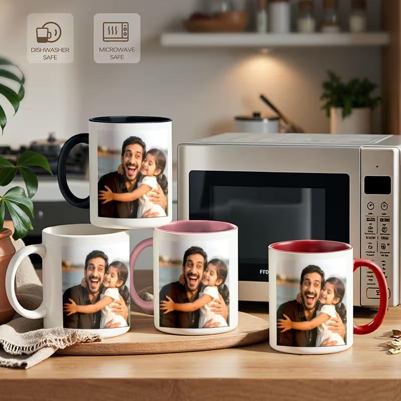 Custom Ceramic Mug Color Insid - Sublimation Mug White incelemesi ve fiyatı