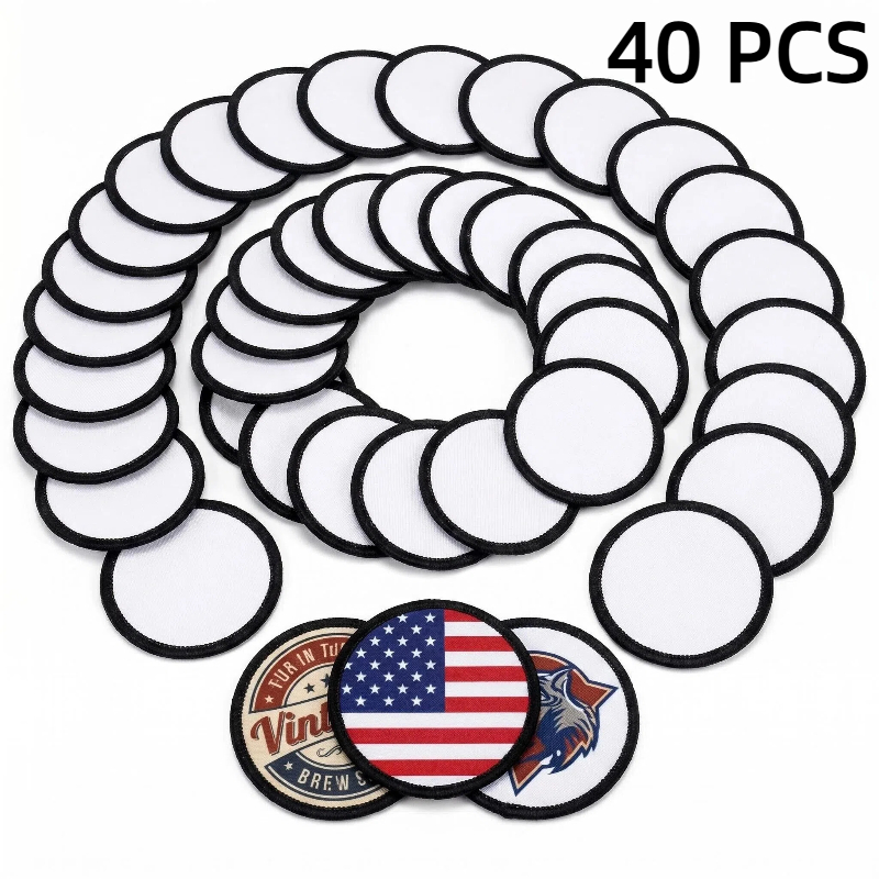 40 PCs Sublimation Patches Clo - Hat Sublimation Blank incelemesi ve fiyatı