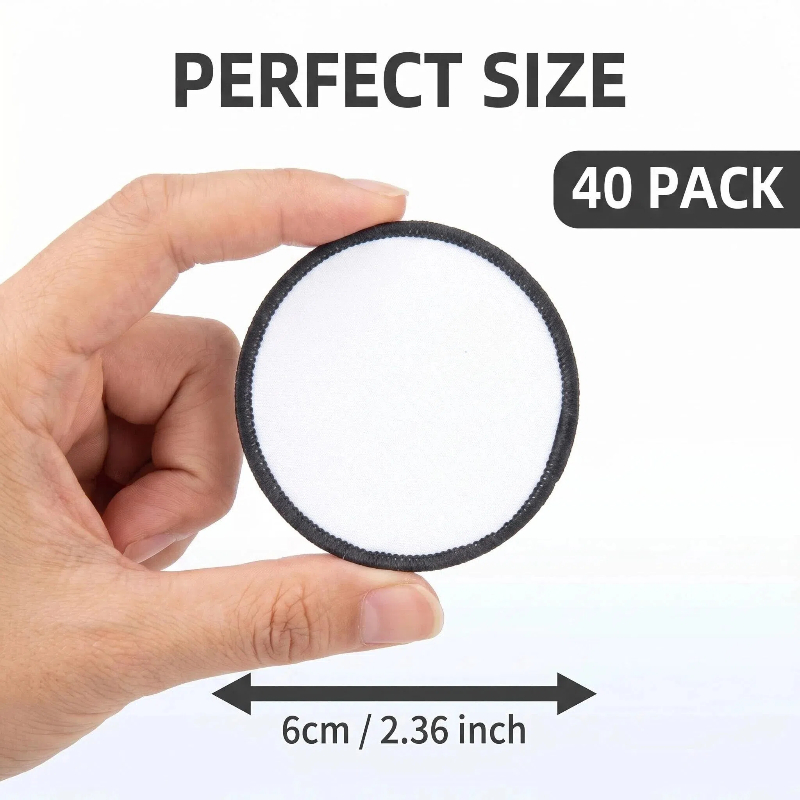 40 PCs Sublimation Patches Clo - Hat Sublimation Blank incelemesi ve fiyatı