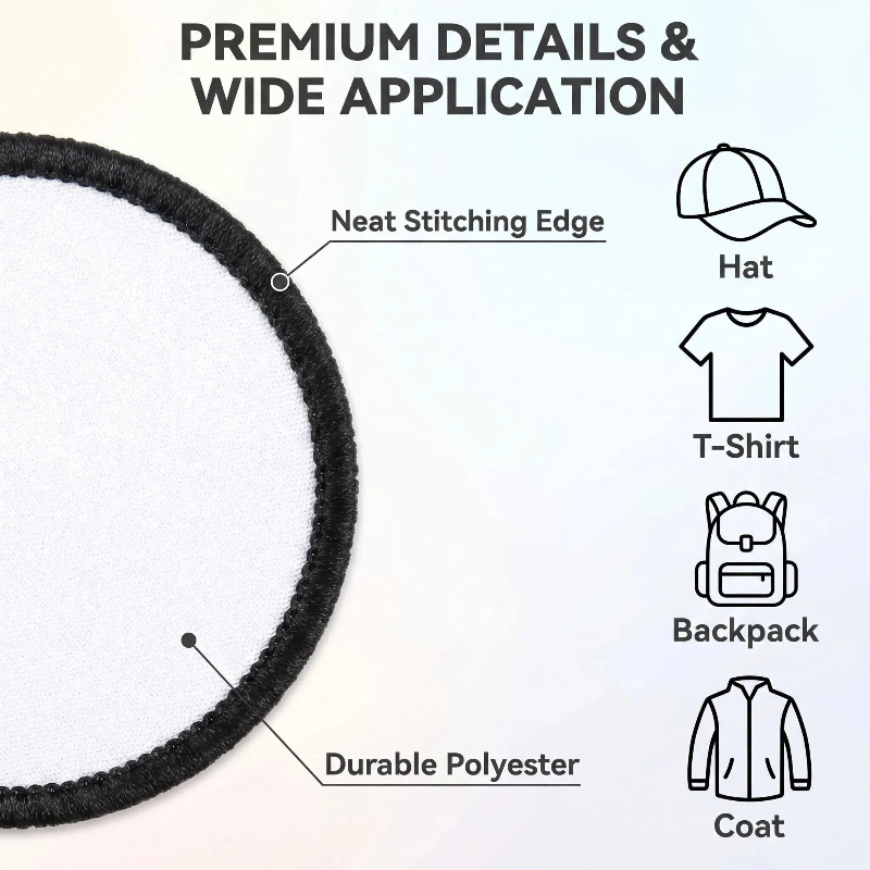 40 PCs Sublimation Patches Clo - Hat Sublimation Blank incelemesi ve fiyatı