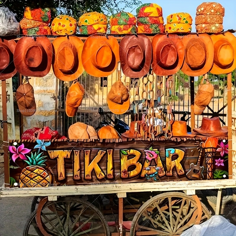 Tiki Bar Banner Tropical Hawai - Yard Sign Blank incelemesi ve fiyatı