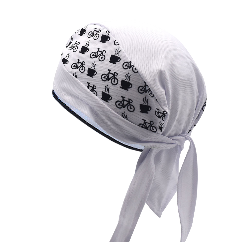 Classic Men White Cycling Cap  - Bandana Blank White incelemesi ve fiyatı