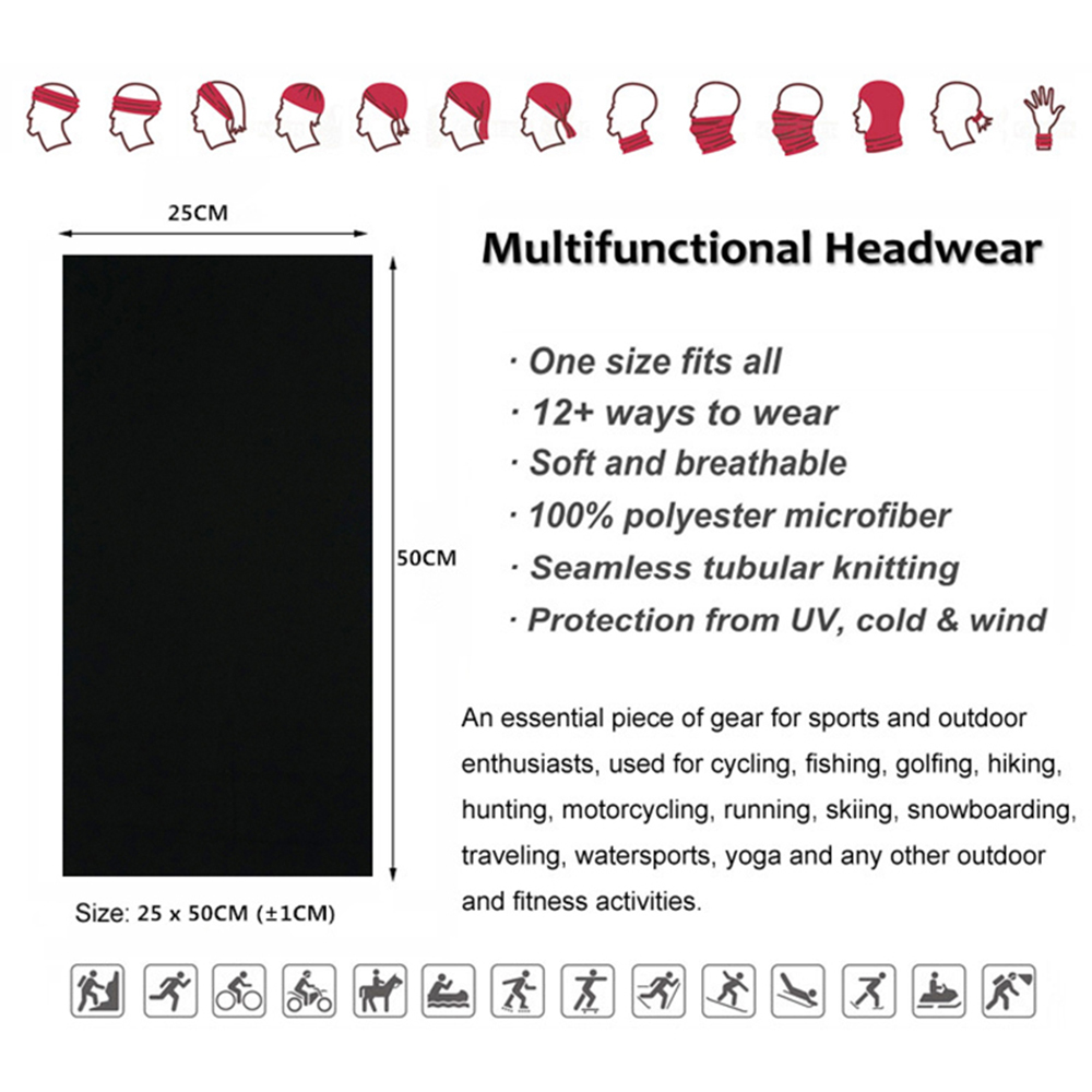 Seamless Solid Color Bandanas  - Bandana Blank White incelemesi ve fiyatı