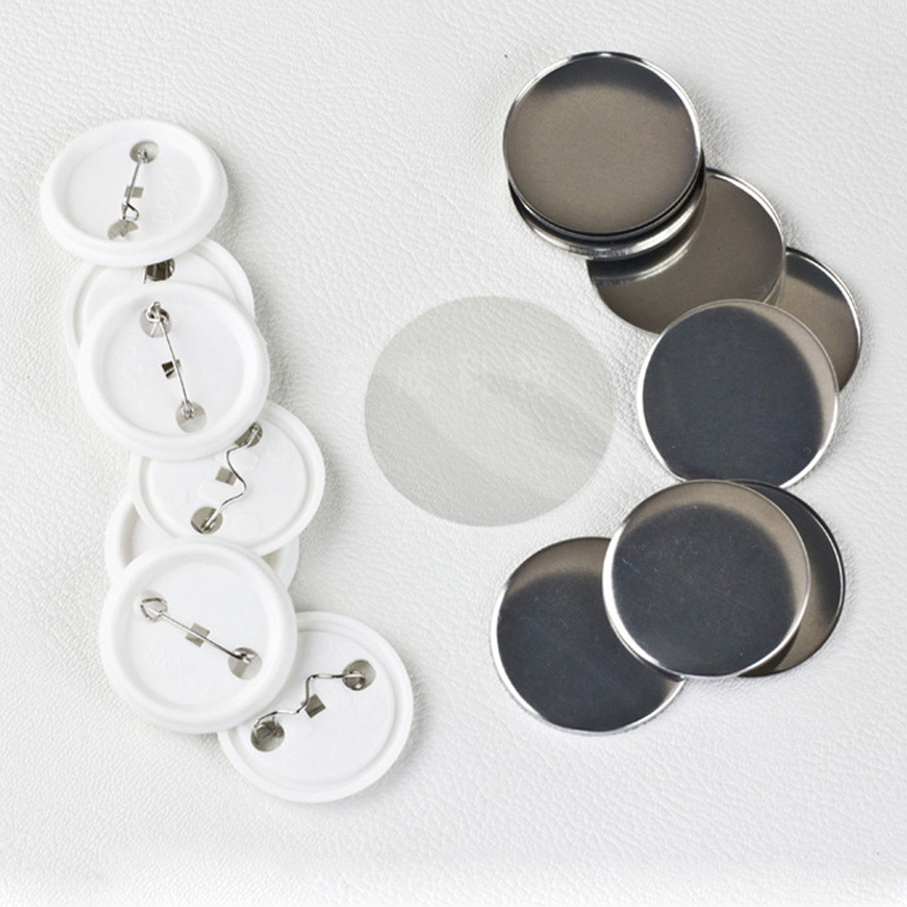 100Pcs/set Plastic Blank Badge - Button Badge Blank incelemesi ve fiyatı