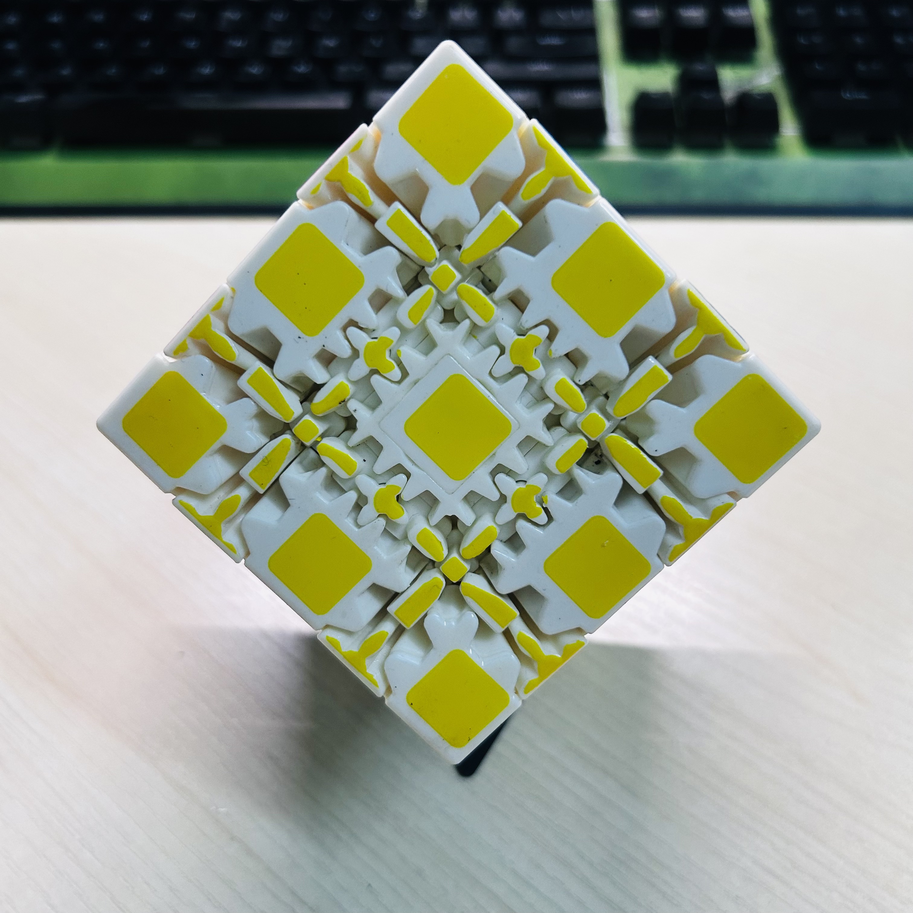 Collection Cube 5x5 Gear Cube  - Puzzle Blank White incelemesi ve fiyatı