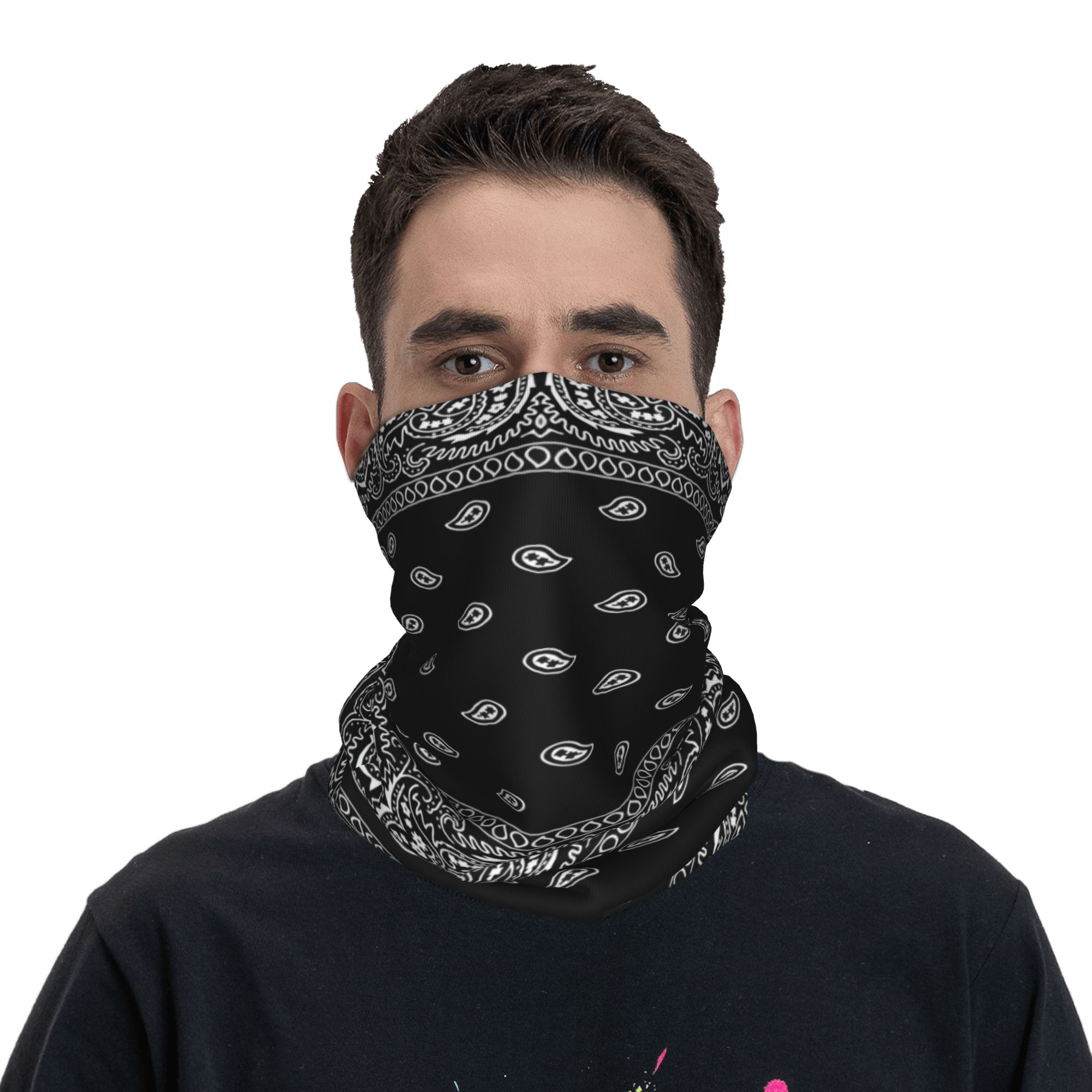 Custom Black and White Bandana - Bandana Blank White incelemesi ve fiyatı