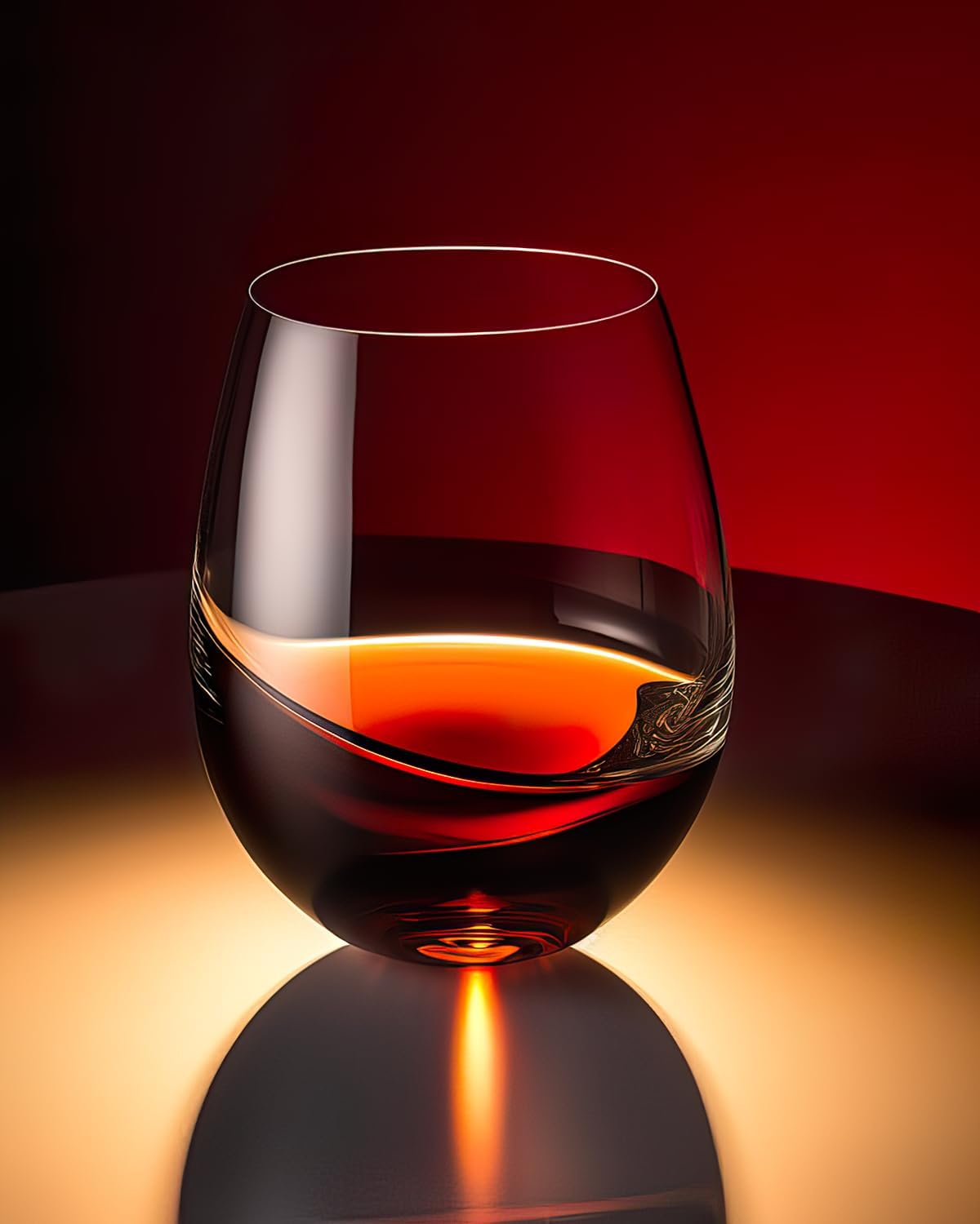 Stemless Wine Glasses Set of 4 - Tumbler 20Oz White incelemesi ve fiyatı