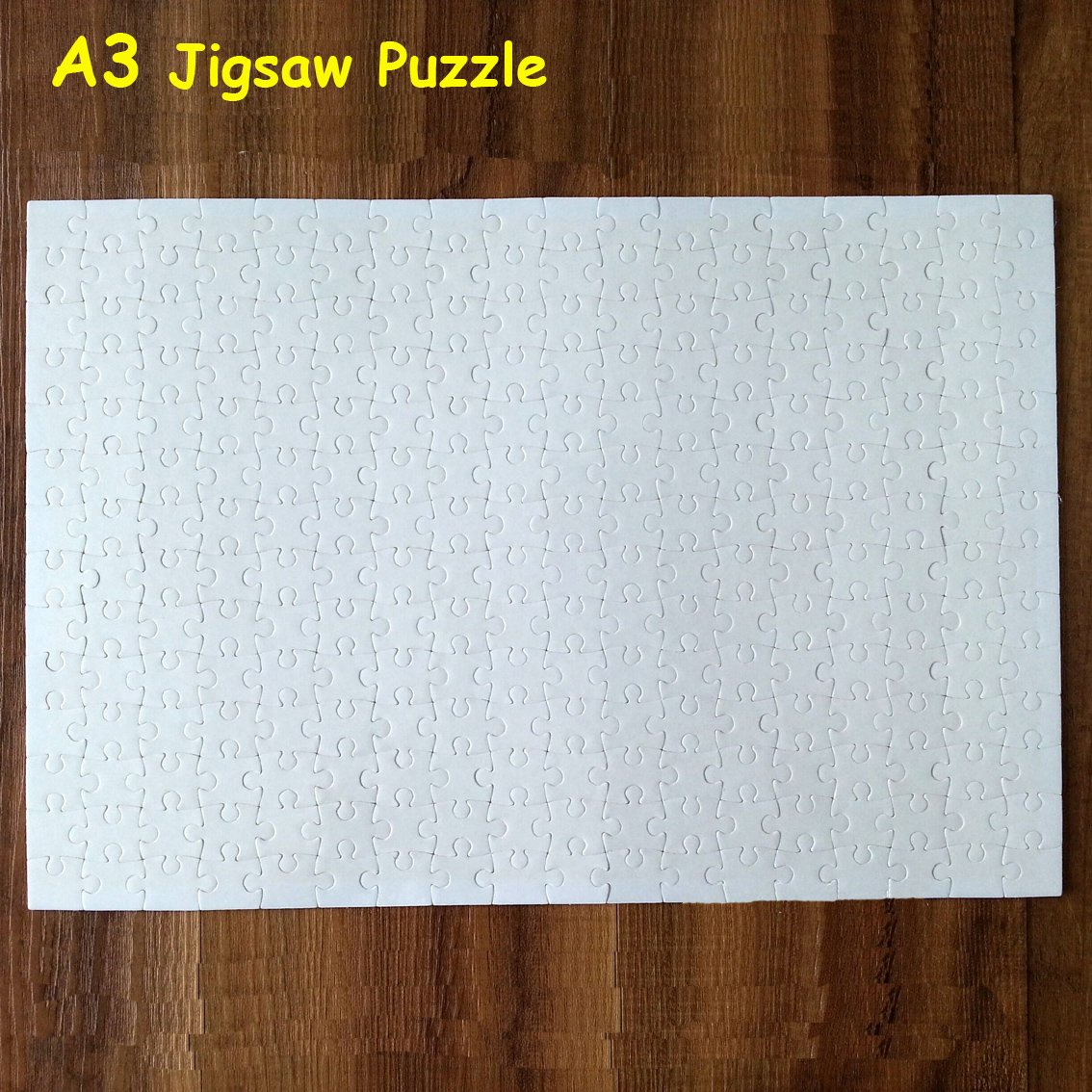 10pcs/lot Sublimation Blank A3 - Puzzle Blank White incelemesi ve fiyatı