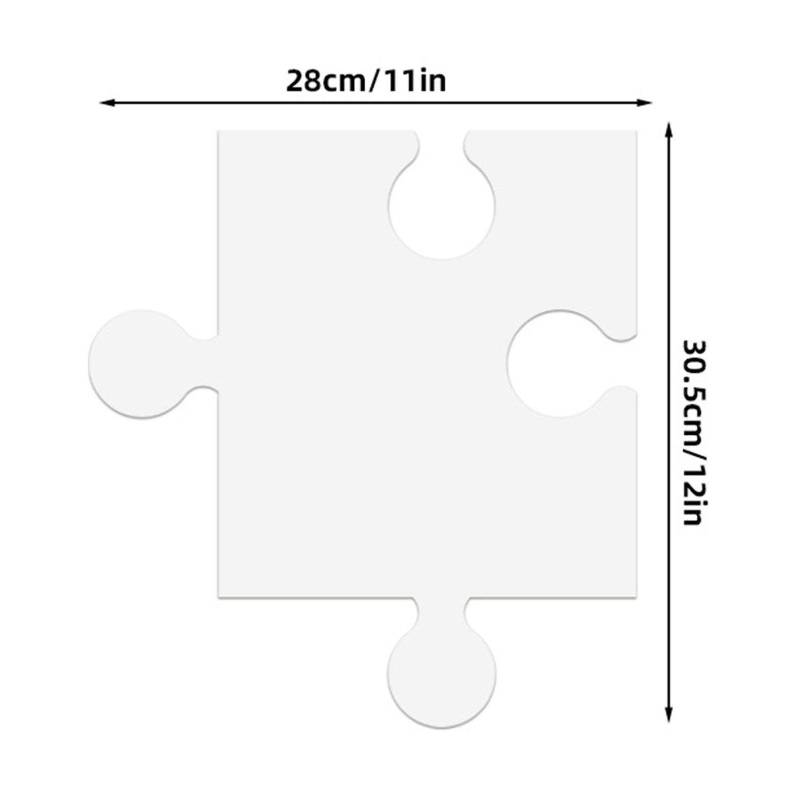 24Pcs White Cardboard Blank Ji - Puzzle Blank White incelemesi ve fiyatı
