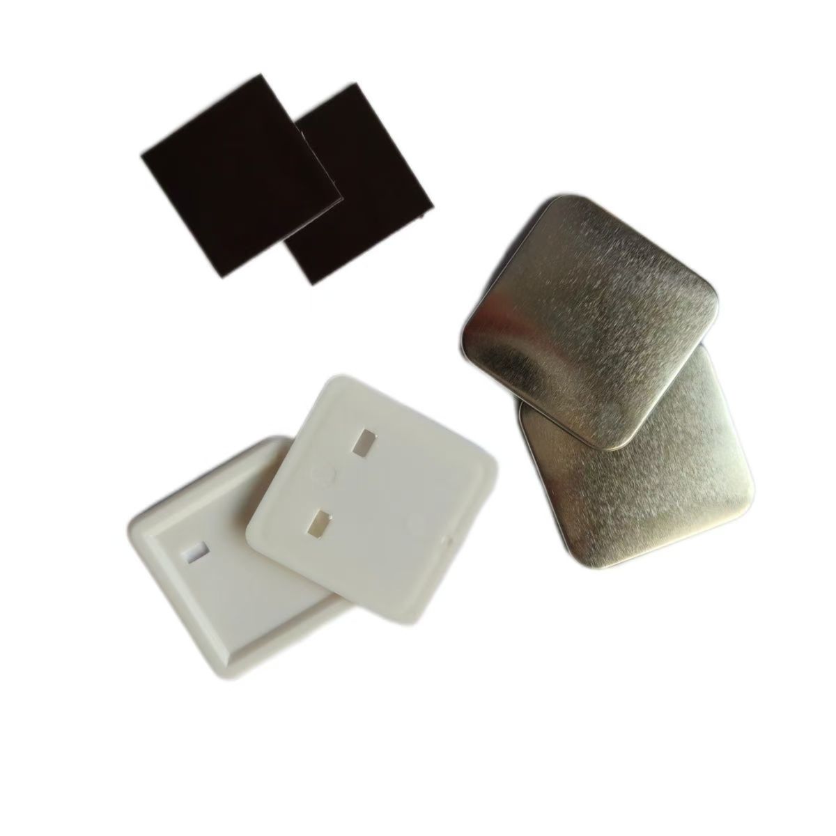 100pcs 50*50mm 2inch Square ma - Button Badge Blank incelemesi ve fiyatı