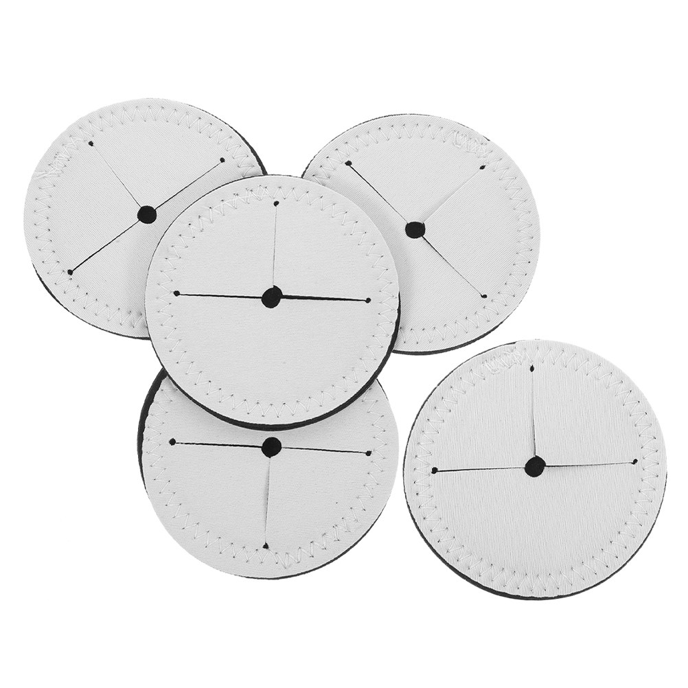 5Pcs White Round Blank Wine Gl - Coaster Sublimation Blank incelemesi ve fiyatı