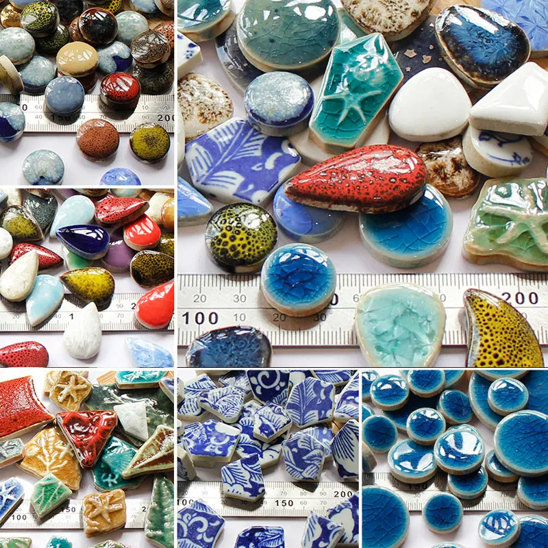 100g Oval Ceramic Mosaic Tiles - Ceramic Tile Blank incelemesi ve fiyatı