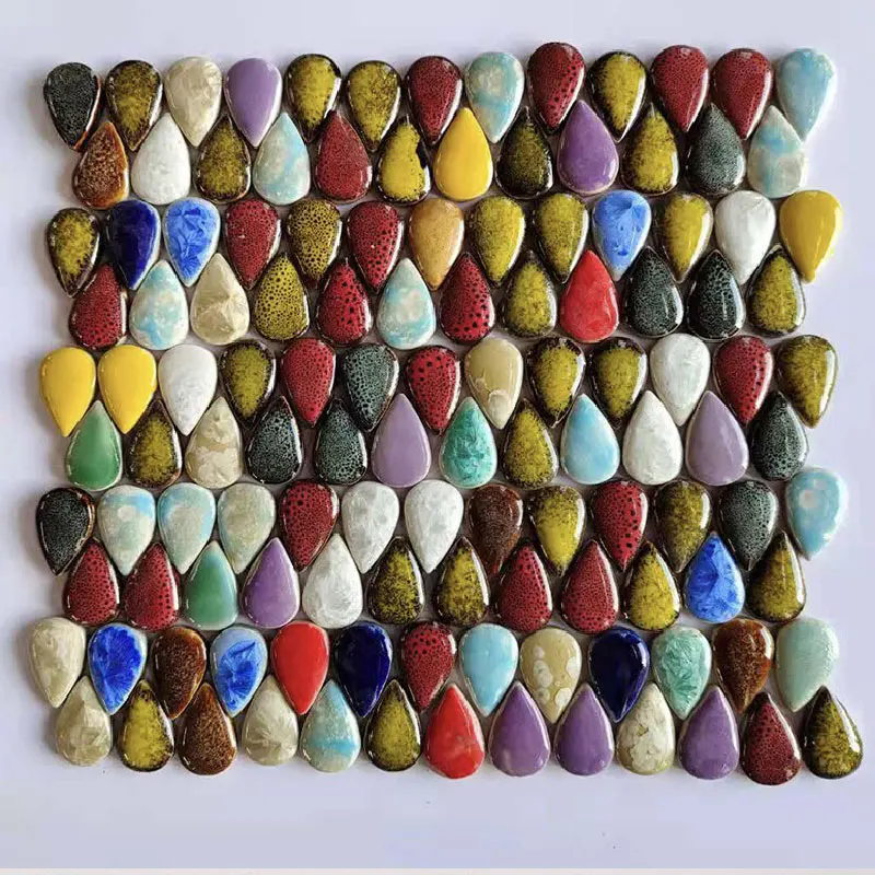 100g Oval Ceramic Mosaic Tiles - Ceramic Tile Blank incelemesi ve fiyatı