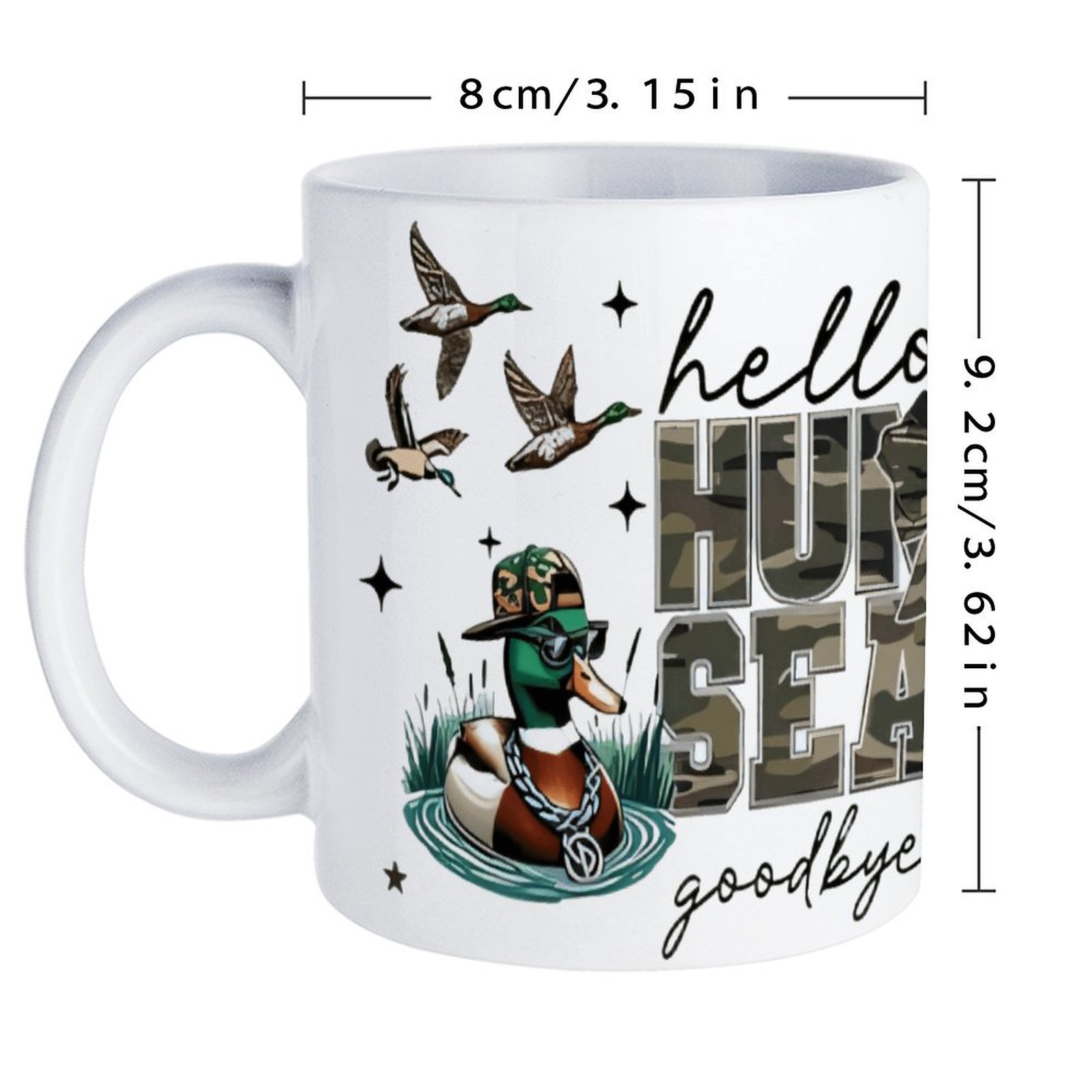 Hello Hunting Season Goodbye H - Sublimation Mug White incelemesi ve fiyatı